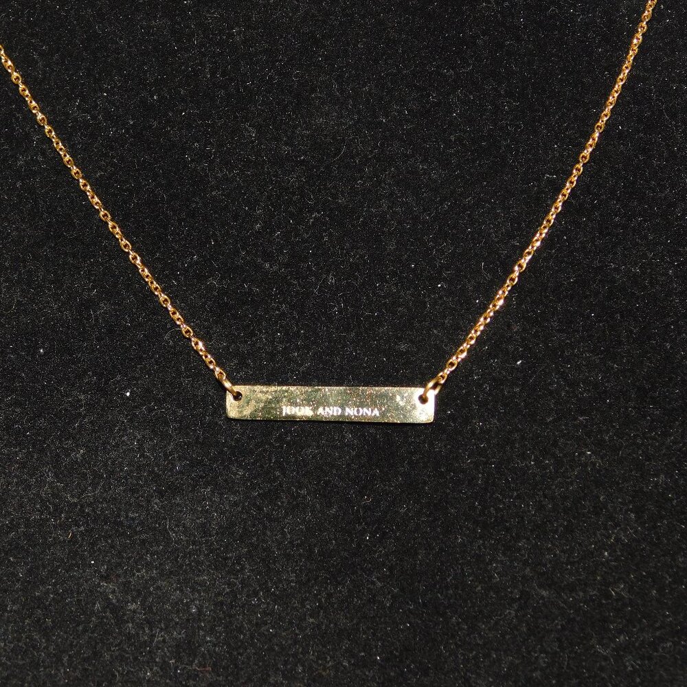 Jook And Nona Dream Bar Necklace